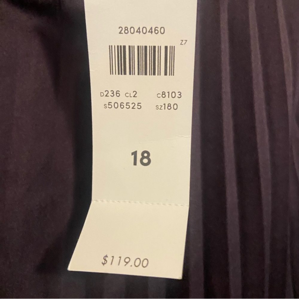Ann Taylor Deep Purple Midi Skirt - Picture 9 of 11